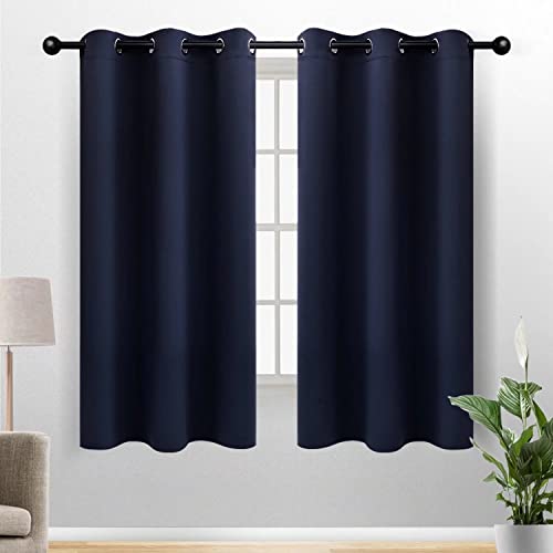 Blackout Curtains for Bedroom - Thermal Insulated Room Darkening Drapes with Tiebacks