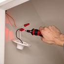 Rechargeable 4V Cordless Screwdriver with Circuit Sensor Technology, Includes 9pcs Bit