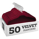 Premium Quality Space Saving Luxurious Velvet Hangers Strong and Durable 50 Pack