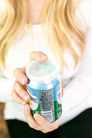 6-Pack, Clear Color, Soda or Beverage Can Lid, Cover or Protector
