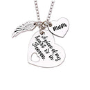 Mom Memorial Necklace A Piece of My Heart is in Heaven