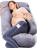 Pregnancy Pillows, U Shaped Full Body Maternity Pillow with Removable Cover