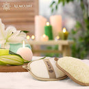 Premium Exfoliating Loofah Pad Body Scrubber, Made with Natural Egyptian Shower loofa