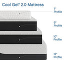 Cool Gel Chill Memory Foam 14-Inch Mattress with 2 BONUS Pillows