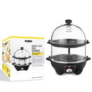 Double Tier Egg Cooker, Boiler, Rapid Maker & Poacher, Meal Prep for Week