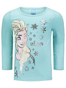 Disney Frozen Elsa Toddler Girls 3 Piece Outfit Set: Vest T-Shirt Legging Aqua/Grey 5T