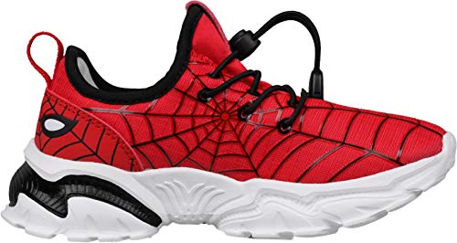 Red Spider Shoes for Big Boys Size 3 Comfortable Light Running Athletic Sports Gifts