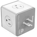 Huntkey Surge Protector USB Wall Adapter with 4 AC Outlets 3 USB Charging Ports