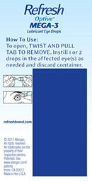 3 Lubricant Eye Drops, Preservative-Free, 0.01 Fl Oz Single-Use Containers, 30 Count