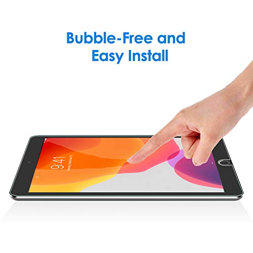 JETech Screen Protector compatible with iPad (10.2-Inch, 2021/2020/2019 Model, 9/8/7 Generation), Tempered Glass Film