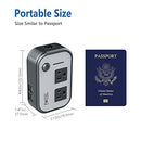 Foval Power Step Down 220V to 110V Voltage Converter with 4-Port USB