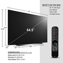 LG OLED C1 Series 65” Alexa Built-in 4k Smart TV, 120Hz Refresh Rate, AI-Powered 4K