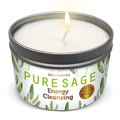 Aromatherapy Candles, Pure White Sage Candles for Cleansing House Chakra Healing