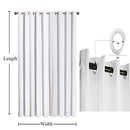 Curtains 63 Inch Length,  Gold Foil and Glitter Curtains 2 Panel Set for Bedroom
