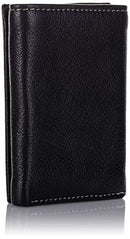 Timberland Men's Genuine Leather RFID Blocking Trifold Security Wallet, Black