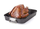 Oven Insert with Large Non-Stick 3-Tier Baking Rack and Roasting Pan, Included