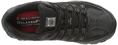 Skechers Men's Cankton-U, Black/Charcoal, 10.5 M US