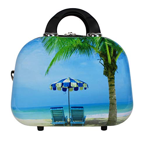 World Traveler Palm Tree Hardside 2-Piece Carry-On Spinner Luggage Set, One_Size