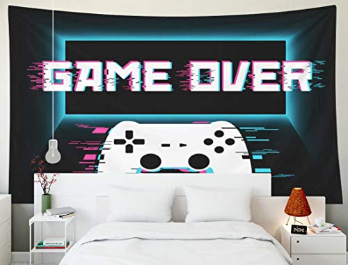 Gaming Wall Tapestry, Modern Controller Realistic Game Wall Art