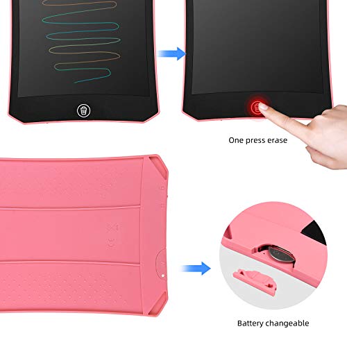 LCD Writing Tablet, Electronic Digital Writing &Colorful Screen Doodle Board