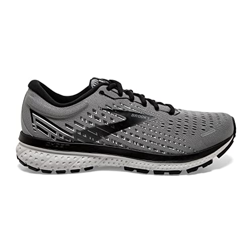 Brooks Men's Ghost 13, Primer Grey/Pearl/Black, 10.5 Medium