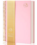 Hardcover Spiral Notebook 150 Sheets 3 Subject Large College Ruled Notebook