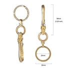 Skull Keychains Cool Brass Keyring for Men