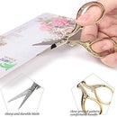 BIHRTC 5 Inch Little Fabric Scissors and 3.6Inch Small Scissors Dressmaker Shears