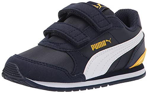 PUMA unisex child St Runner 2 Nl V Sneaker, Peacoat-puma White-dandelion