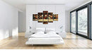 Modern HD Prints The Last Supper Posters and Prints 5 Panels Jesus Oil Painting