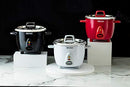 Select Stainless Rice Cooker & Warmer with Uncoated Inner Pot, 6-Cup(cooked)
