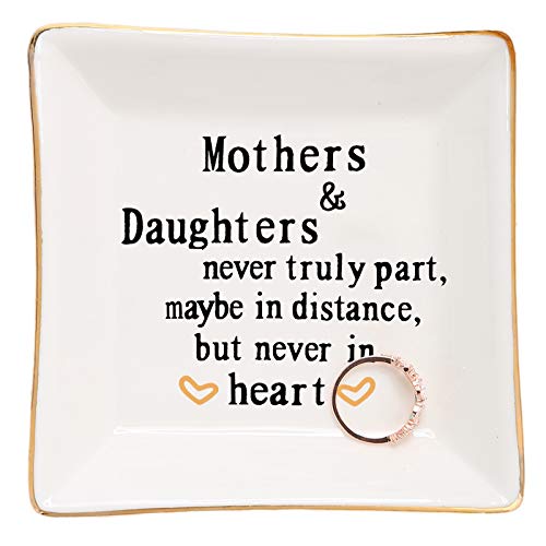 Mother Gifts From Daughter,Daughter Birthday Gift from Mother, Ring Trinket Dish