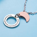 The Love Between Grandmother and Granddaughter Is Forever Necklace (alloy)