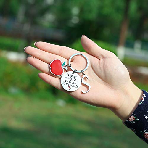 Teacher Gifts for Women, Keychain for Teachers Thank You Gifts from Students(A)