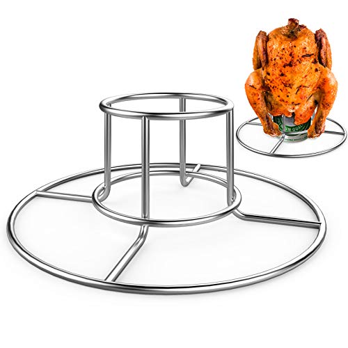 Beercan Chicken Rack, Stainless Steel Chicken Stand for Smoker and Grill