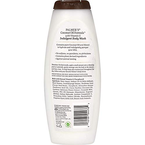 Palmer's Coconut Oil Body Wash With Monoi, 17 Fl Oz, 6 count