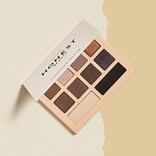 Eyeshadow Palette with 10 Pigment-Rich Shades | Dermatologist Tested + Cruelty Free | 0.67 oz.