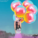 Jumbo Pastel Rainbow Balloons for Birthday Party - Pack of 6 | Large 22 Inch