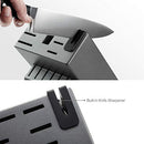 Knife Sets,15 Pieces German Stainless Steel Kitchen Knife Block Set