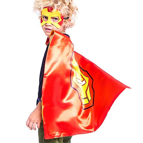 Superhero Capes Set Superhero Double Side Cape and Mask for Kids