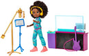 Karma’s World Making Rhymes Recording Studio 13-Piece Playset with Karma Doll (8.7-in)