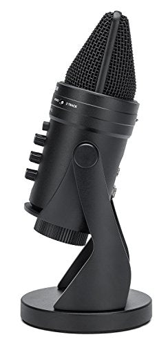 Samson G-Track Pro Professional USB Condenser Microphone with Audio Interface, Black