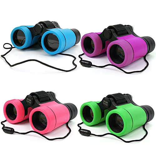 Kids Binoculars Shock Proof Toy Binoculars Set for Age 3-12 Years Old Boys Girls