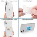 Hard PC Butterfly Phone Ring Holder 360°Rotation Finger Stand Kickstand Universal