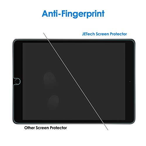 JETech Screen Protector compatible with iPad (10.2-Inch, 2021/2020/2019 Model, 9/8/7 Generation), Tempered Glass Film