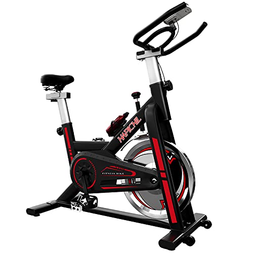 Exercise Bike for Cardio Training, Stationary Bikes, 35 lbs Heavy Flywheel Bicycle for Home Gym