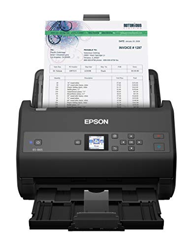Epson Workforce ES-865 High Speed Color Duplex Document Scanner