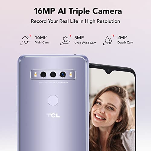 TCL 10 SE Unlocked Android Smartphone, 6.52" V-Notch Display, US Version