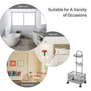 Toilet Paper Holder Stand with Shelf, Free Standing Toilet Paper Holder with Dispenser