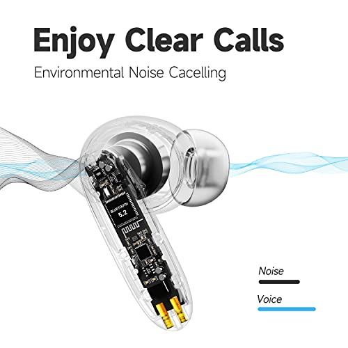 Wireless Headphones Waterproof IPX5 Earbuds Bluetooth Stereo Earphones Long Battery
